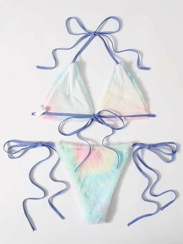 Butterfly Fuzzy Lingerie Set