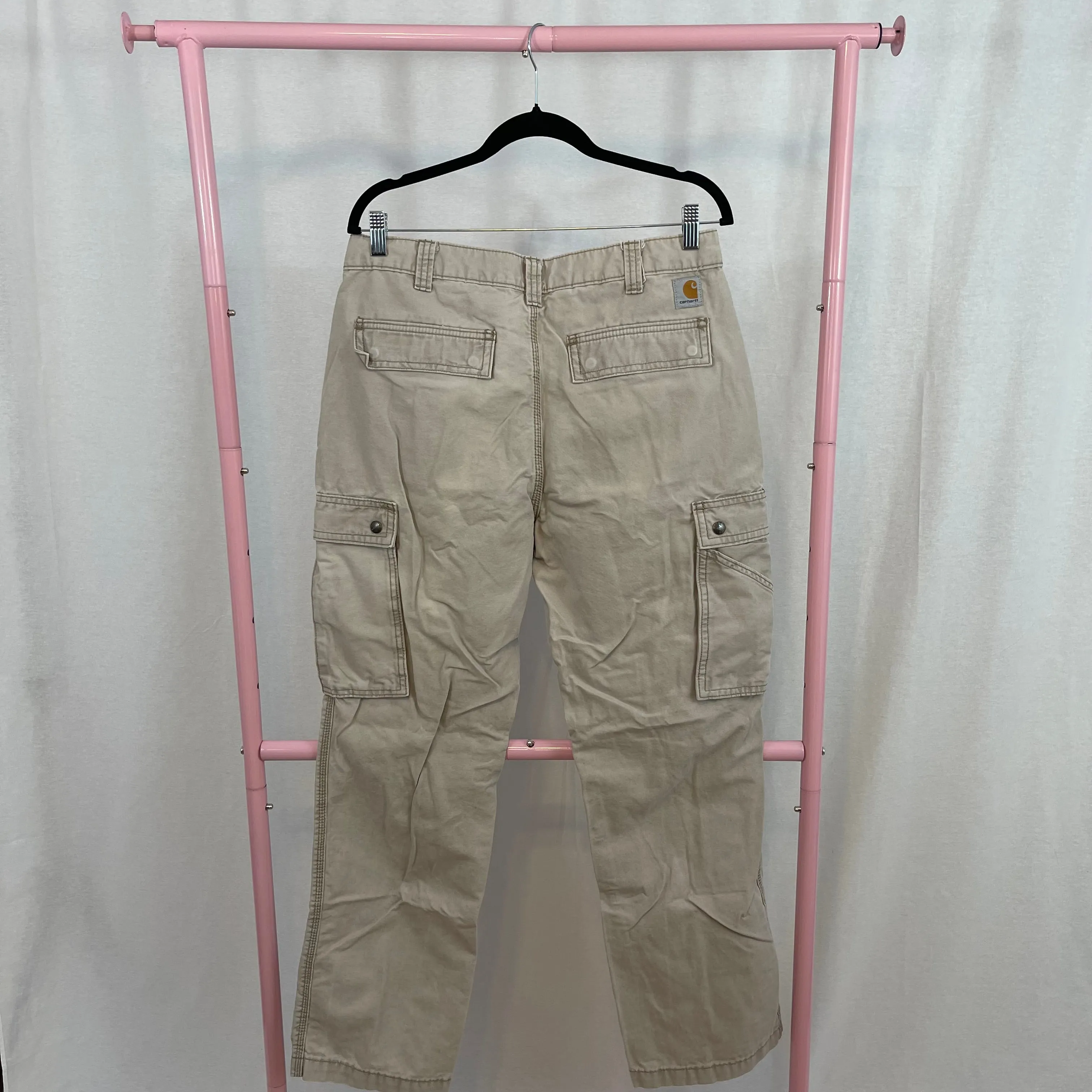 Carhartt Relaxed Fit Khaki Utility Cargo Pants size 34x32