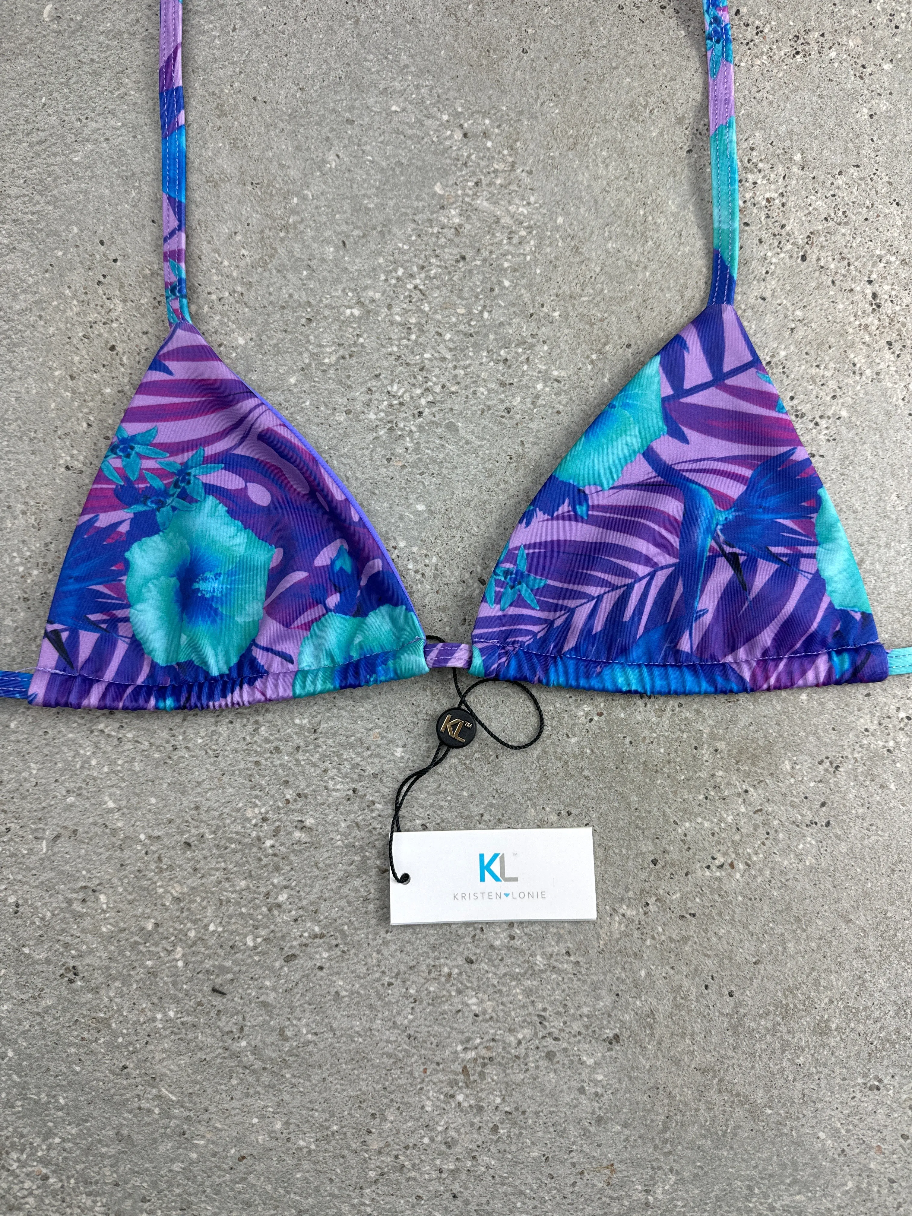 Caribbean Twist (Mauve) Bikini Top