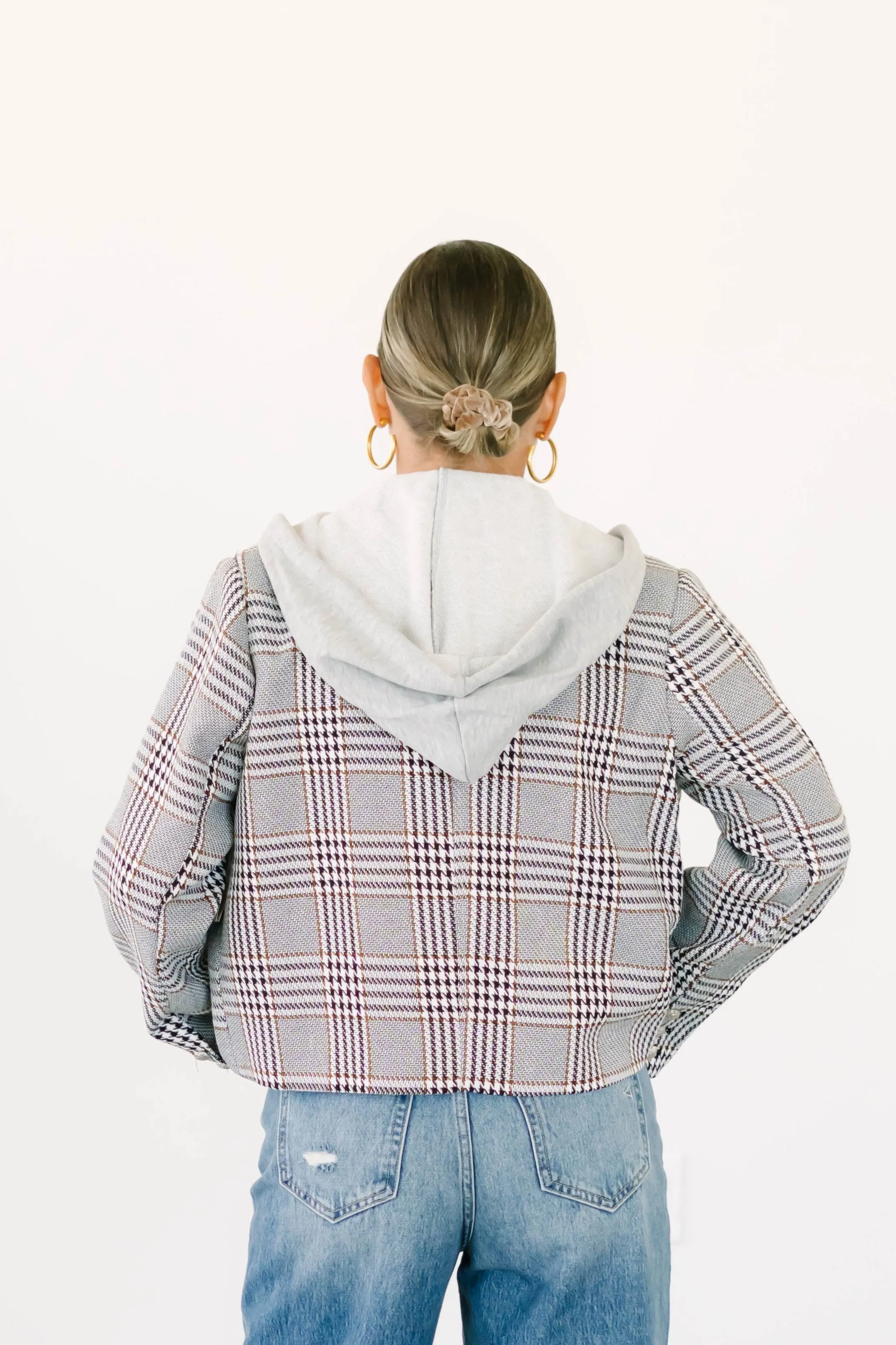 Celine Plaid Dickie Jacket