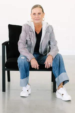 Celine Plaid Dickie Jacket