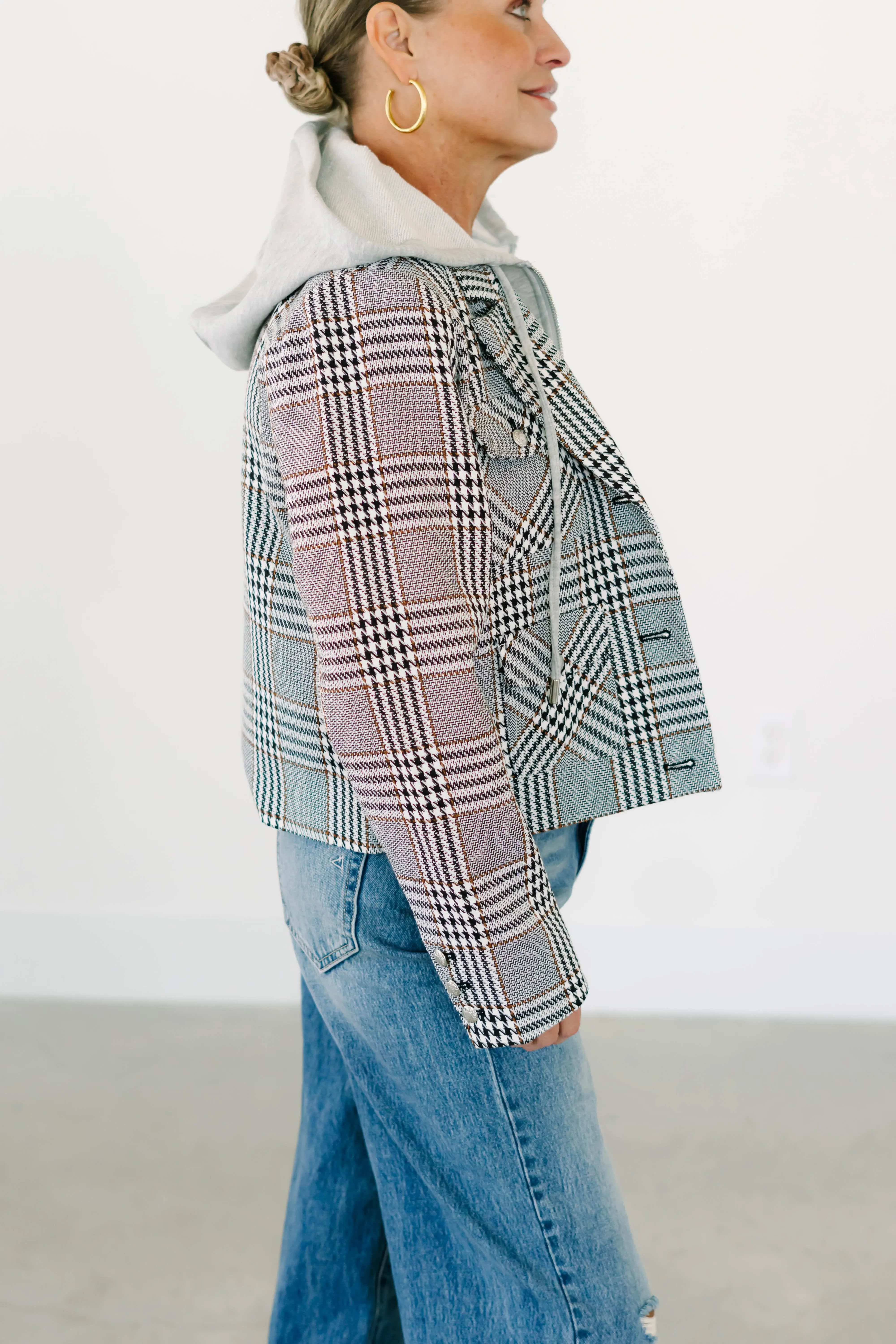 Celine Plaid Dickie Jacket
