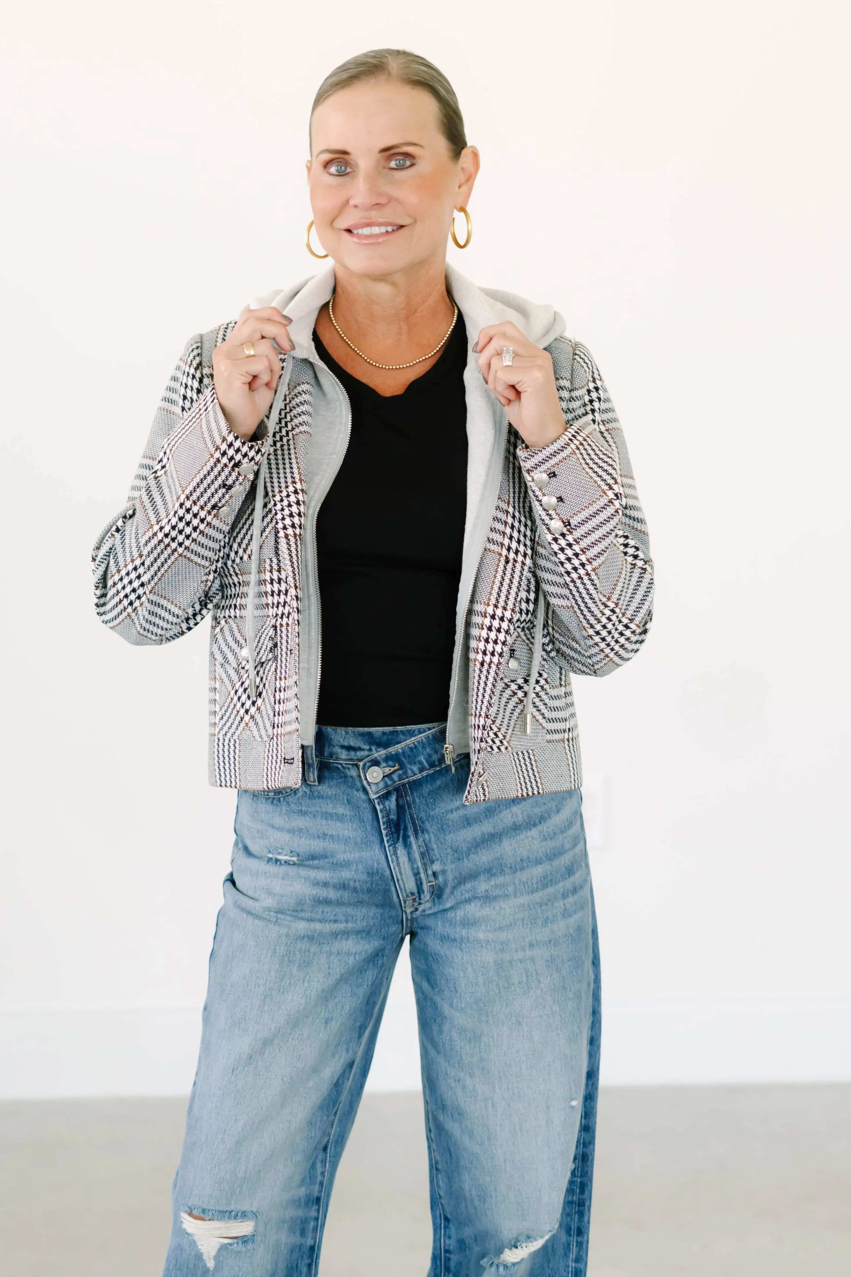 Celine Plaid Dickie Jacket
