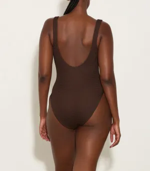Celine Swim - Metallic Chocolate