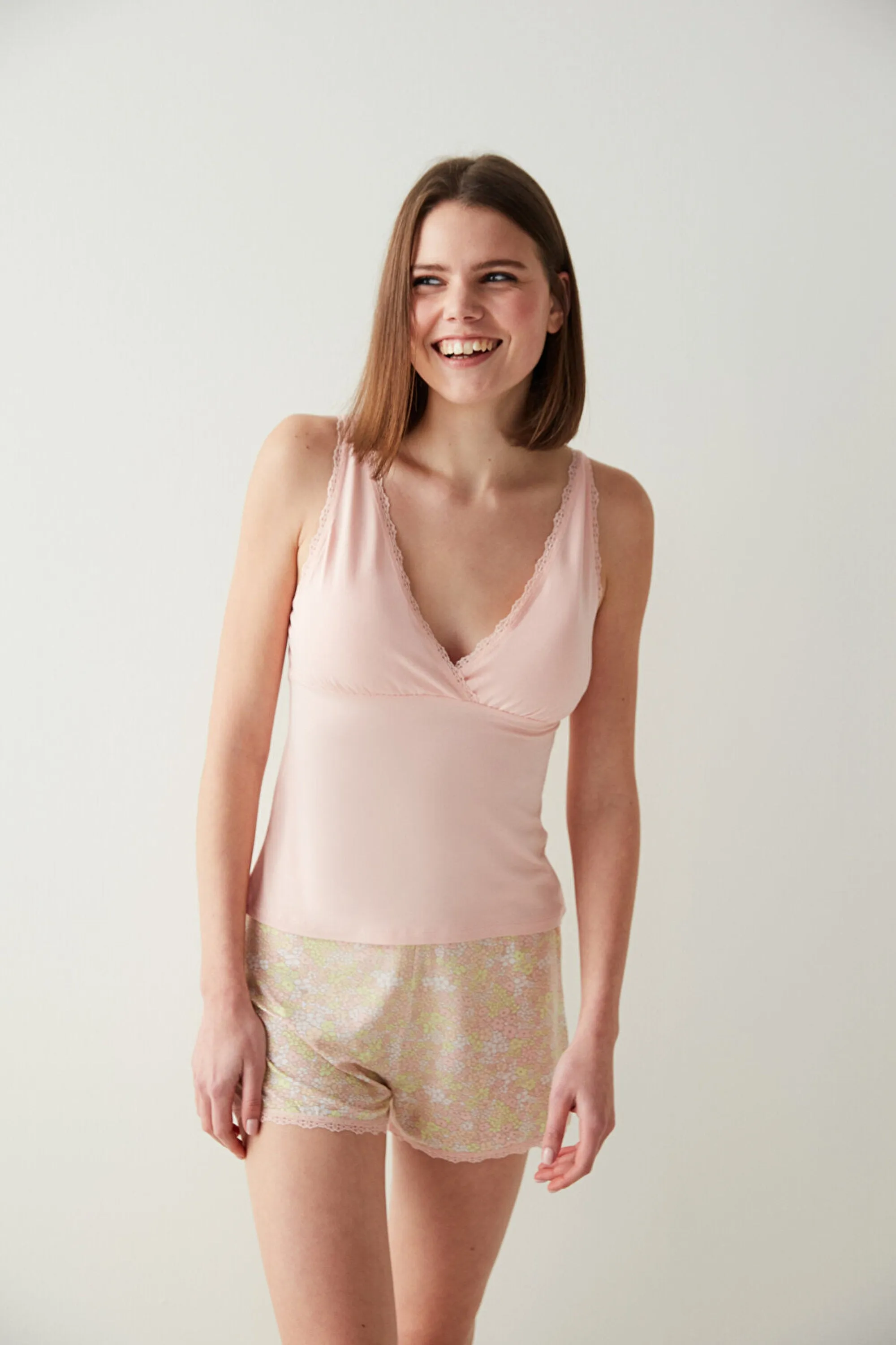 Chloe Printed Shorts Pj Bottom