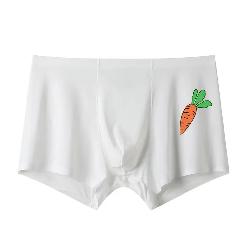 (*Choose Men & Women sizes SEPERATELY- WEBSITE's PRICE IS NOT OF A PAIR) Gift for Girlfriend & BoyfriendPanteazy's White Printed Couple Lingerie Soft Silky Handfeel- Brief & Panty.