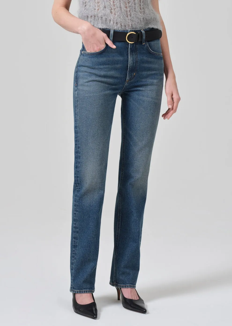 Citizens of Humanity Zurie Straight Jeans in Eugene (Md Indigo)