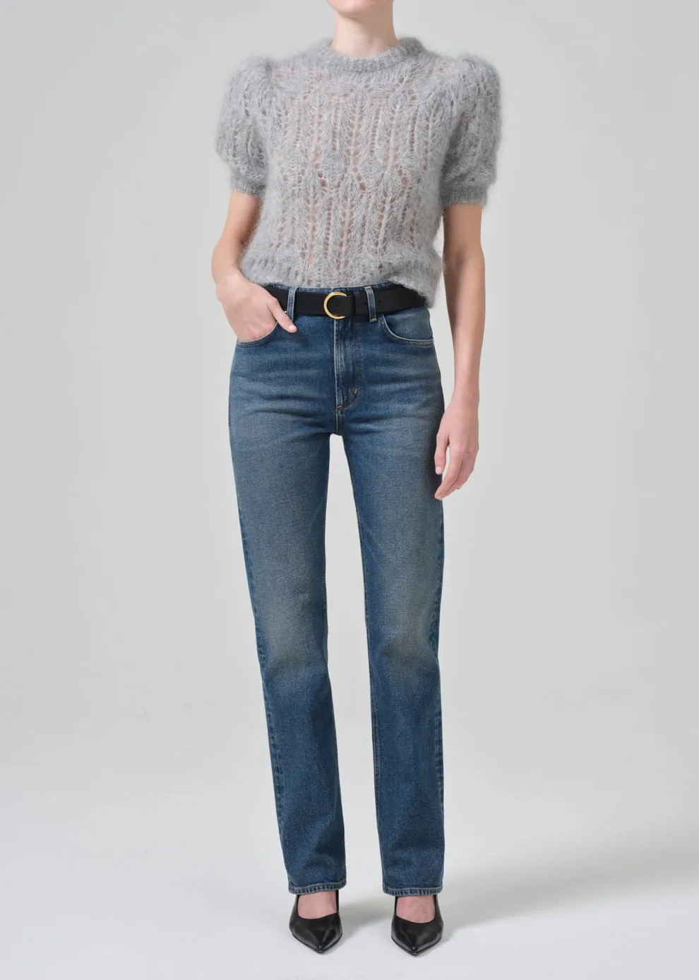 Citizens of Humanity Zurie Straight Jeans in Eugene (Md Indigo)