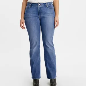 Classic Bootcut Women's Jeans  - Lapis Awe - 39252