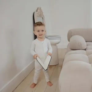 Cloud Grey Bamboo Convertible Zippered Sleeper