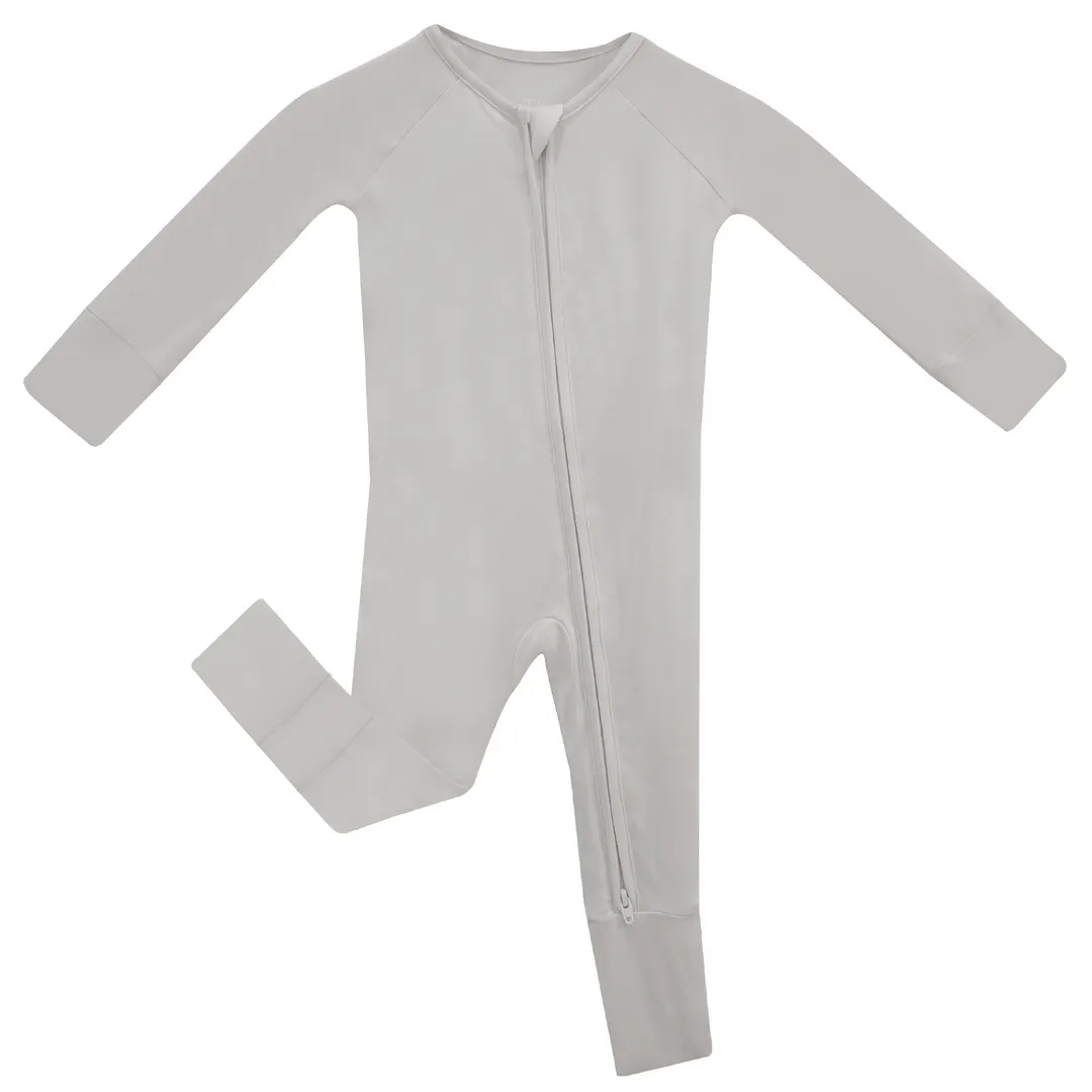 Cloud Grey Bamboo Convertible Zippered Sleeper