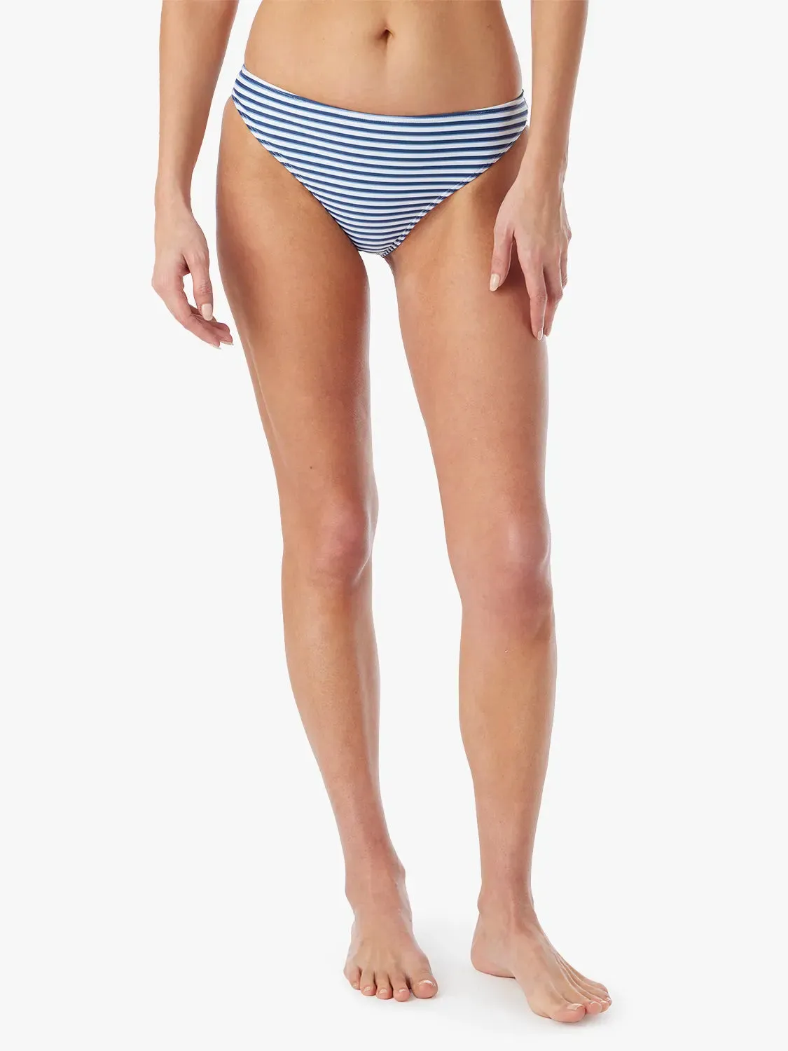 Coastal Bottom | White Sailing Stripe
