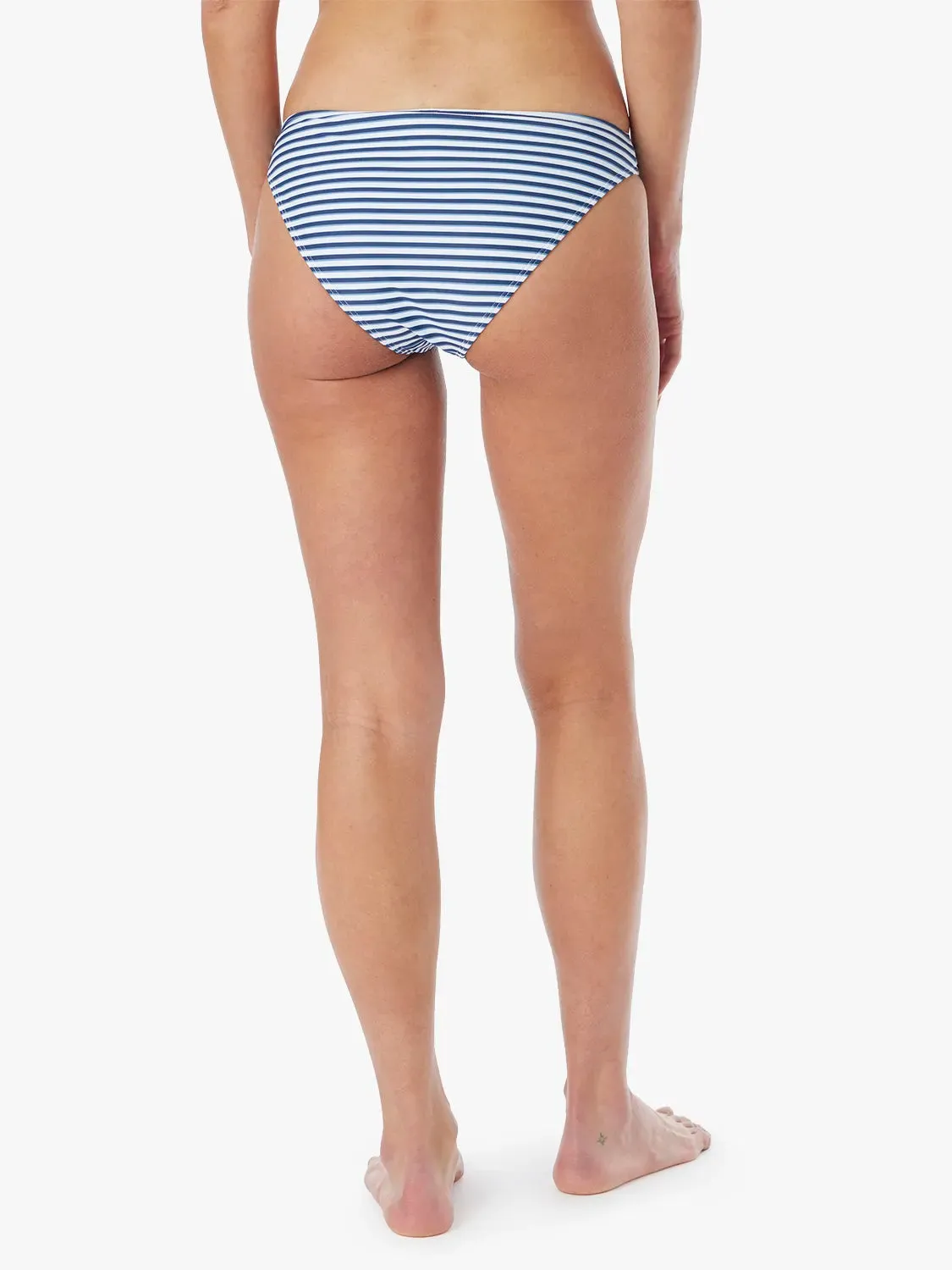 Coastal Bottom | White Sailing Stripe