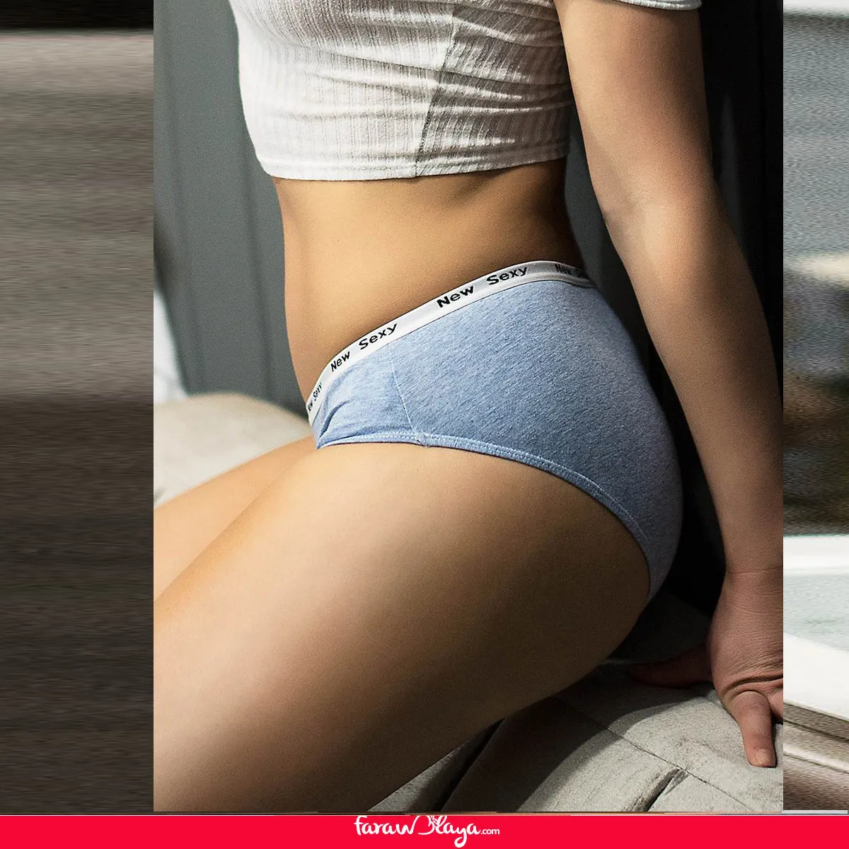 Comfort Ultra-Soft Lace Edge Ladies Cotton Underwear