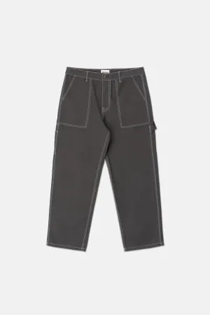 Contrast Stitch Carpenter Pant Charcoal
