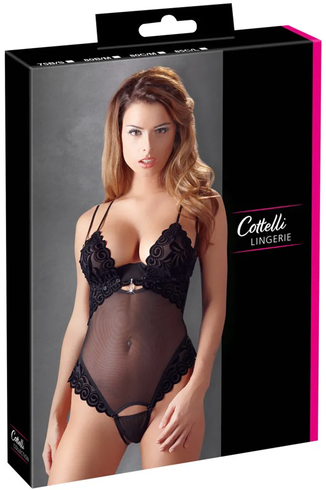 Cottelli Lingerie Rhinestone String Body