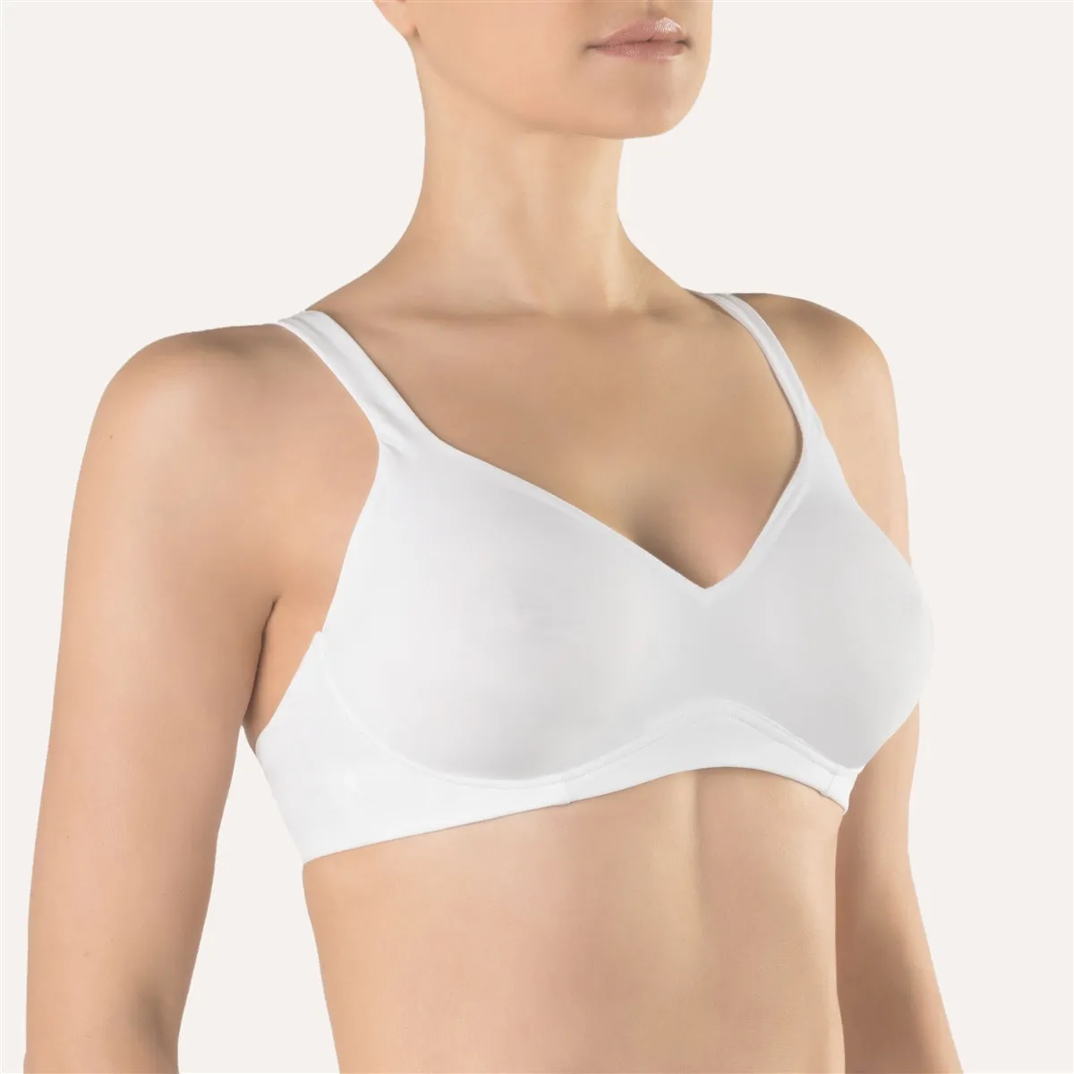 Cotton Club Claretta Bra - White