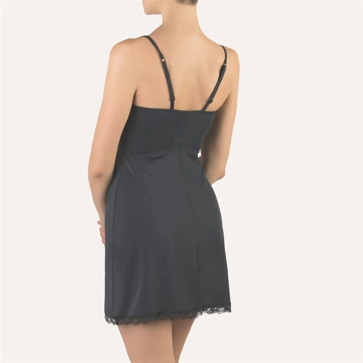 Cotton Club Sasha Chemise - Black