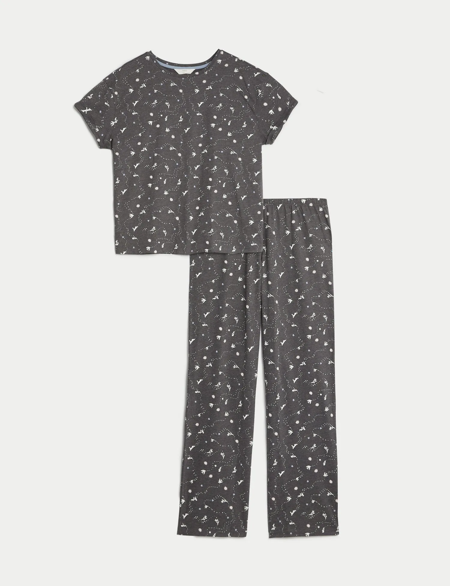 Cotton Rich Dove Print Pyjama Set