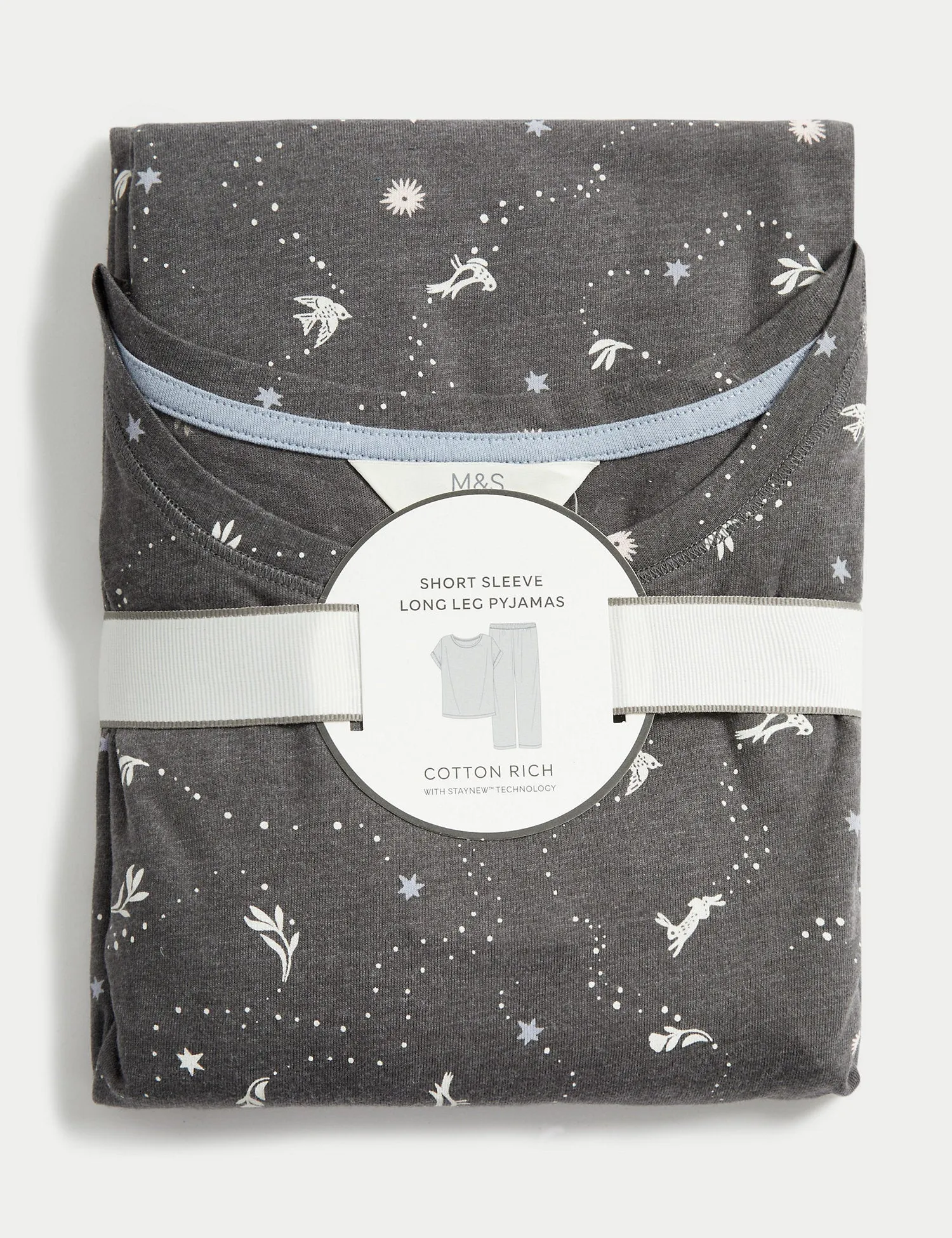 Cotton Rich Dove Print Pyjama Set