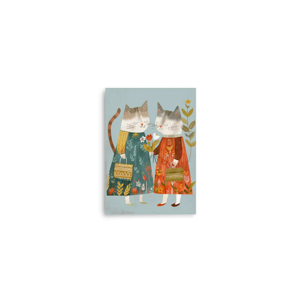 Couture Kittens Art Print