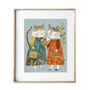 Couture Kittens Art Print