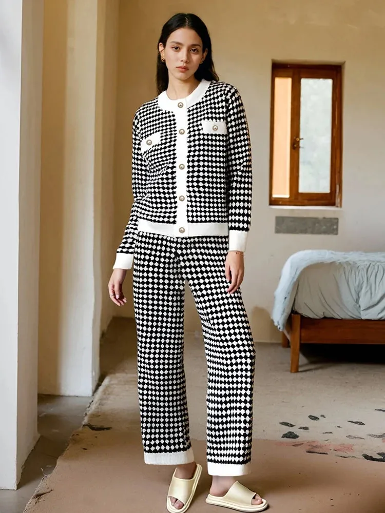 Cozy Plaid Pajama Set