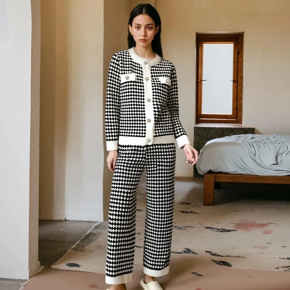 Cozy Plaid Pajama Set