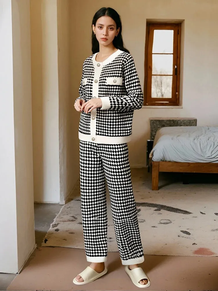 Cozy Plaid Pajama Set