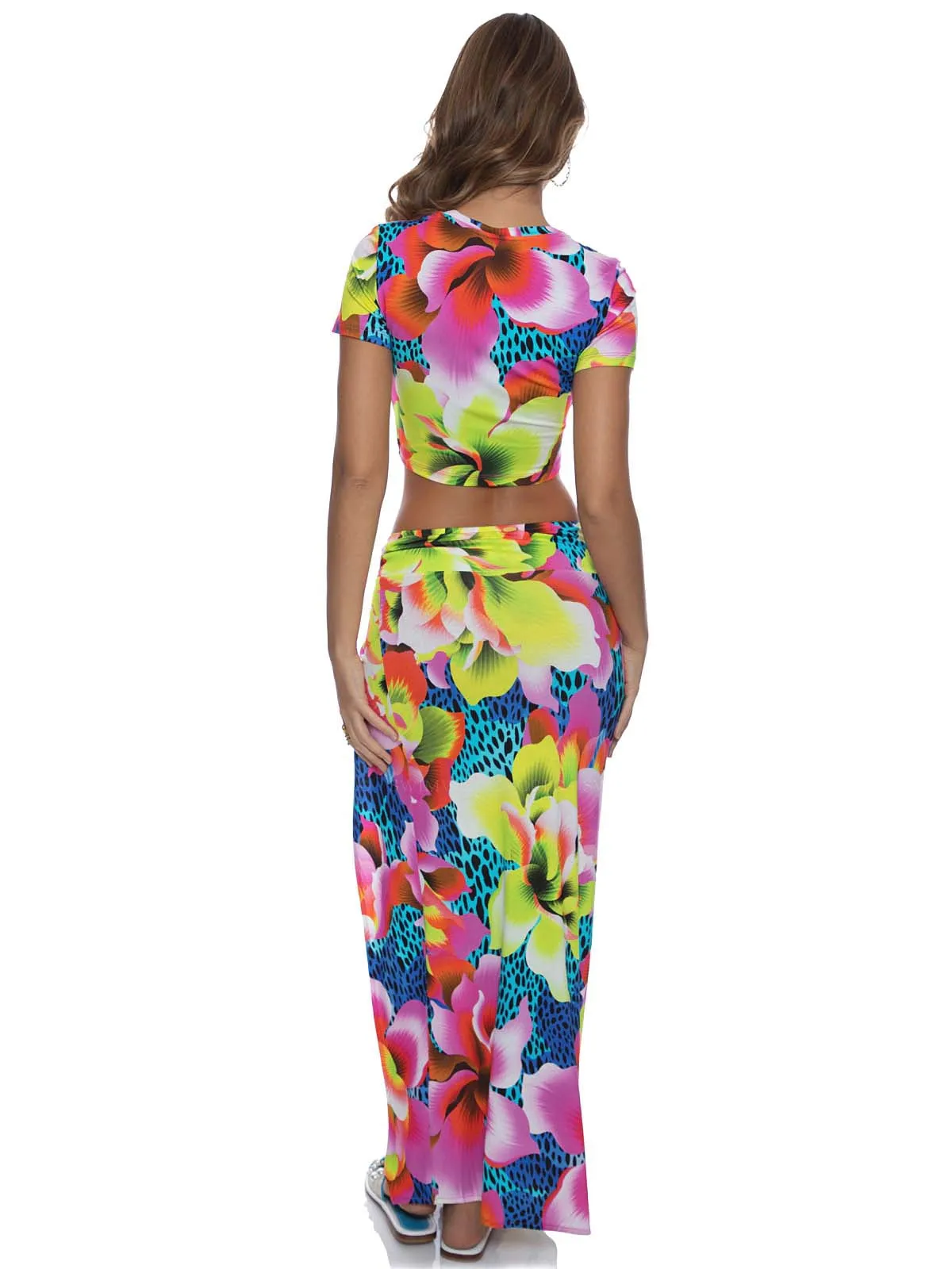 Crop-Twist Front Skirt ::RET