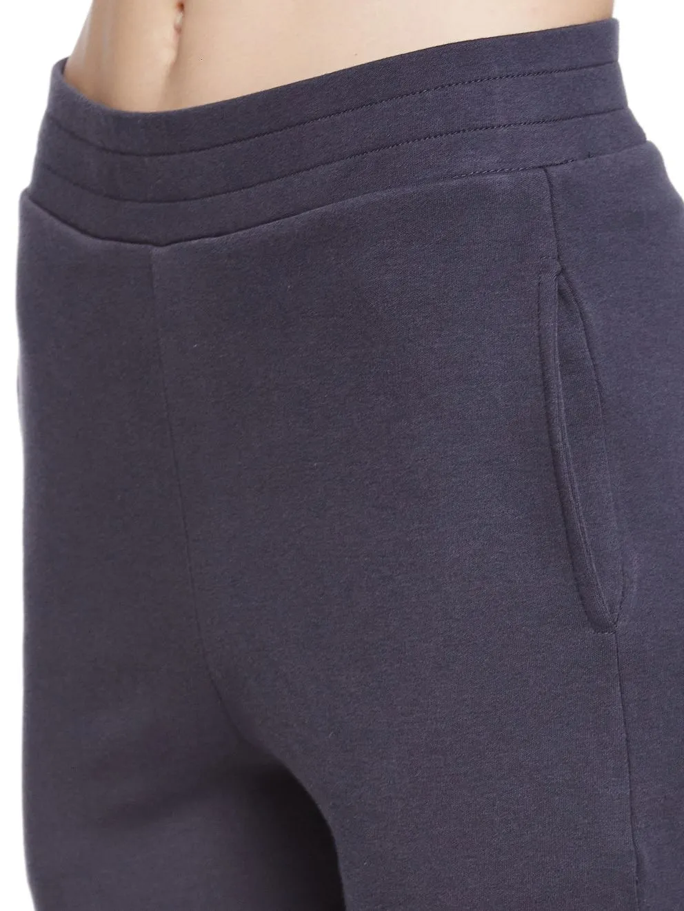 Cropped Length with Raw Edge Bottom (Dark Grey)
