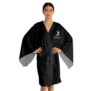 Customizable Long Sleeve Kimono Robe for Relaxation and Self-Care