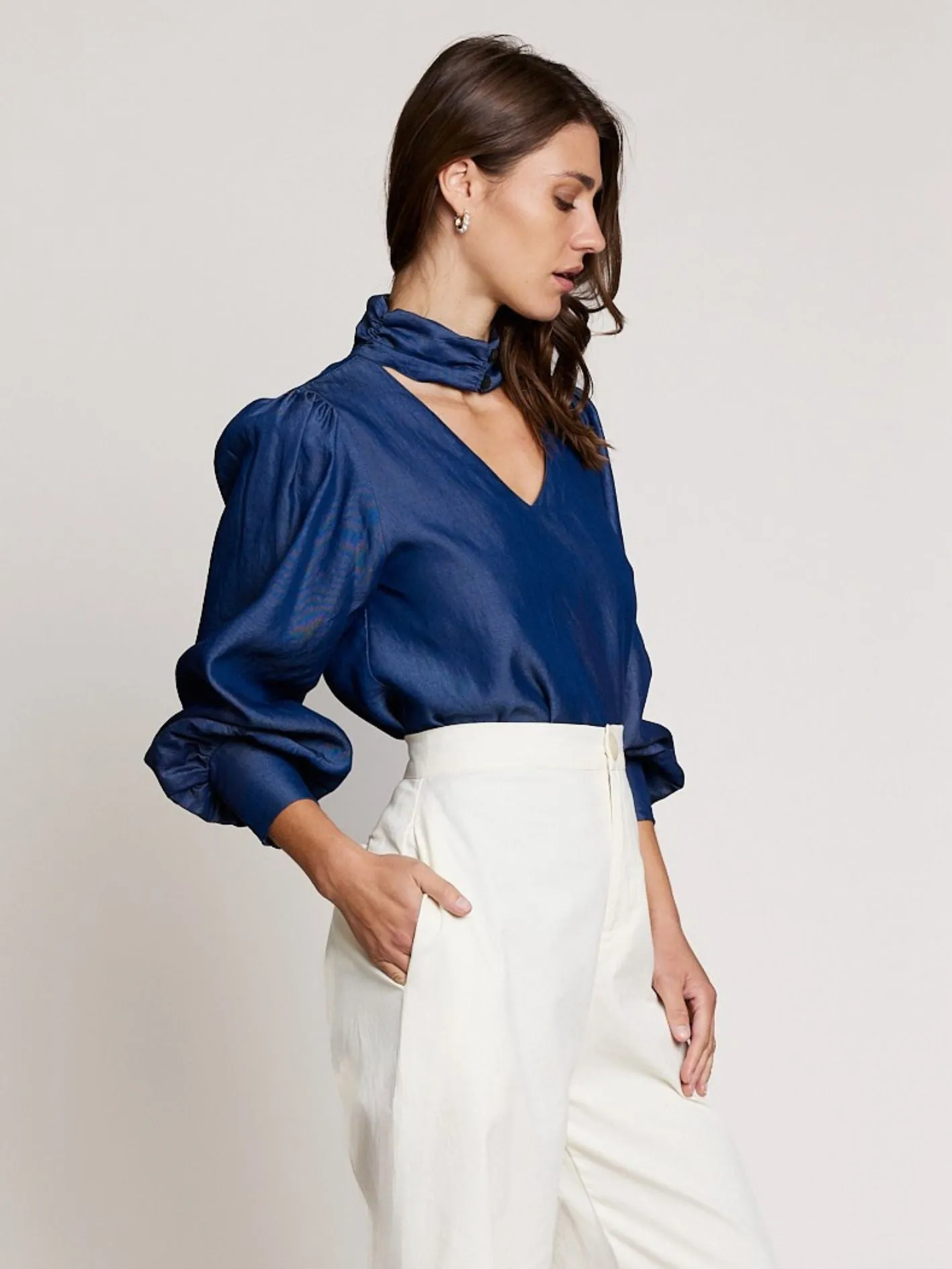Denim Dual Blouse
