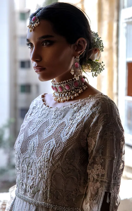 Designer White Embroidered Lehenga For Bride #BN1250
