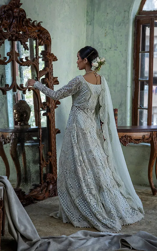 Designer White Embroidered Lehenga For Bride #BN1250