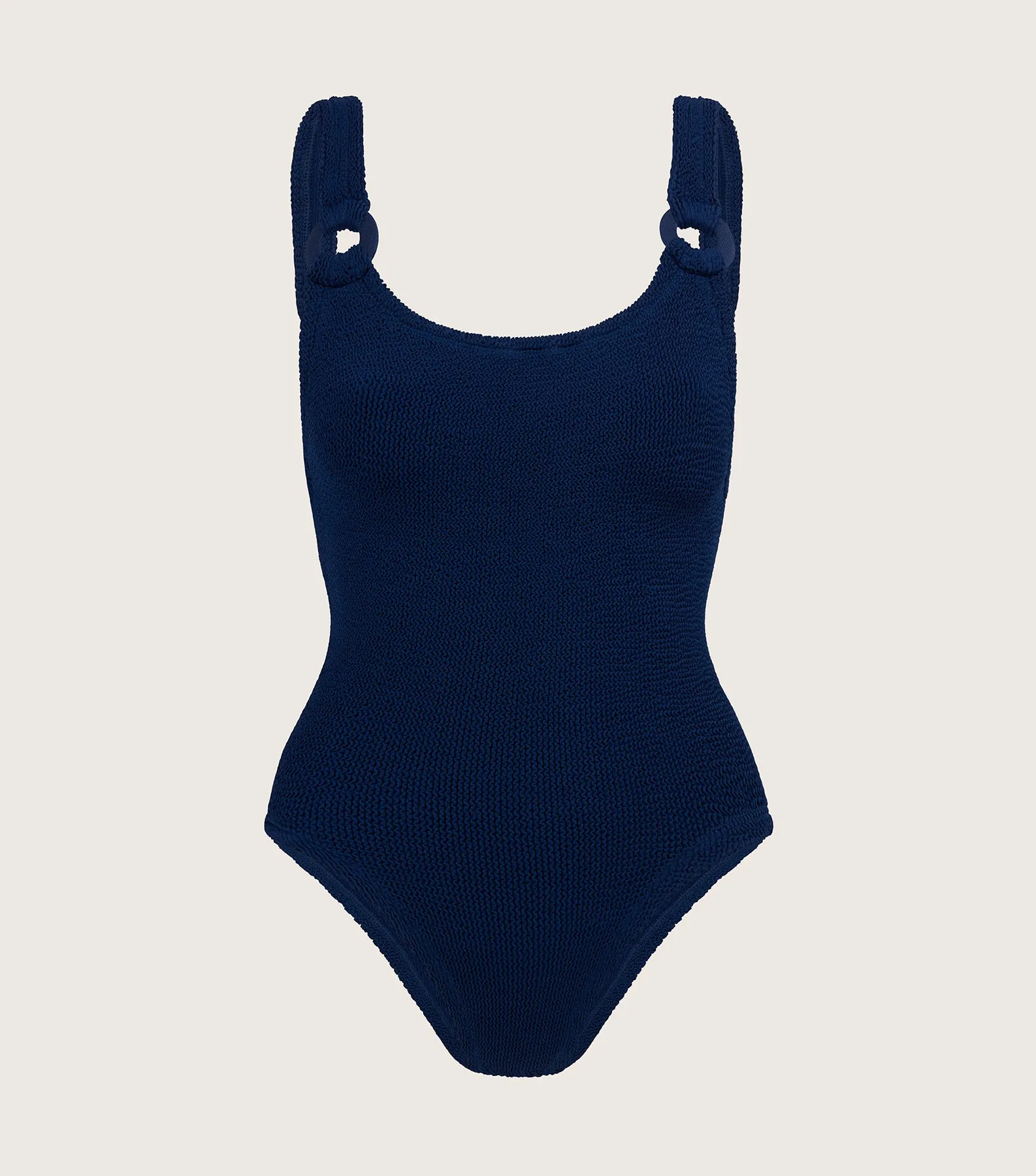 Domino Swim With Tonal Hoops - Navy