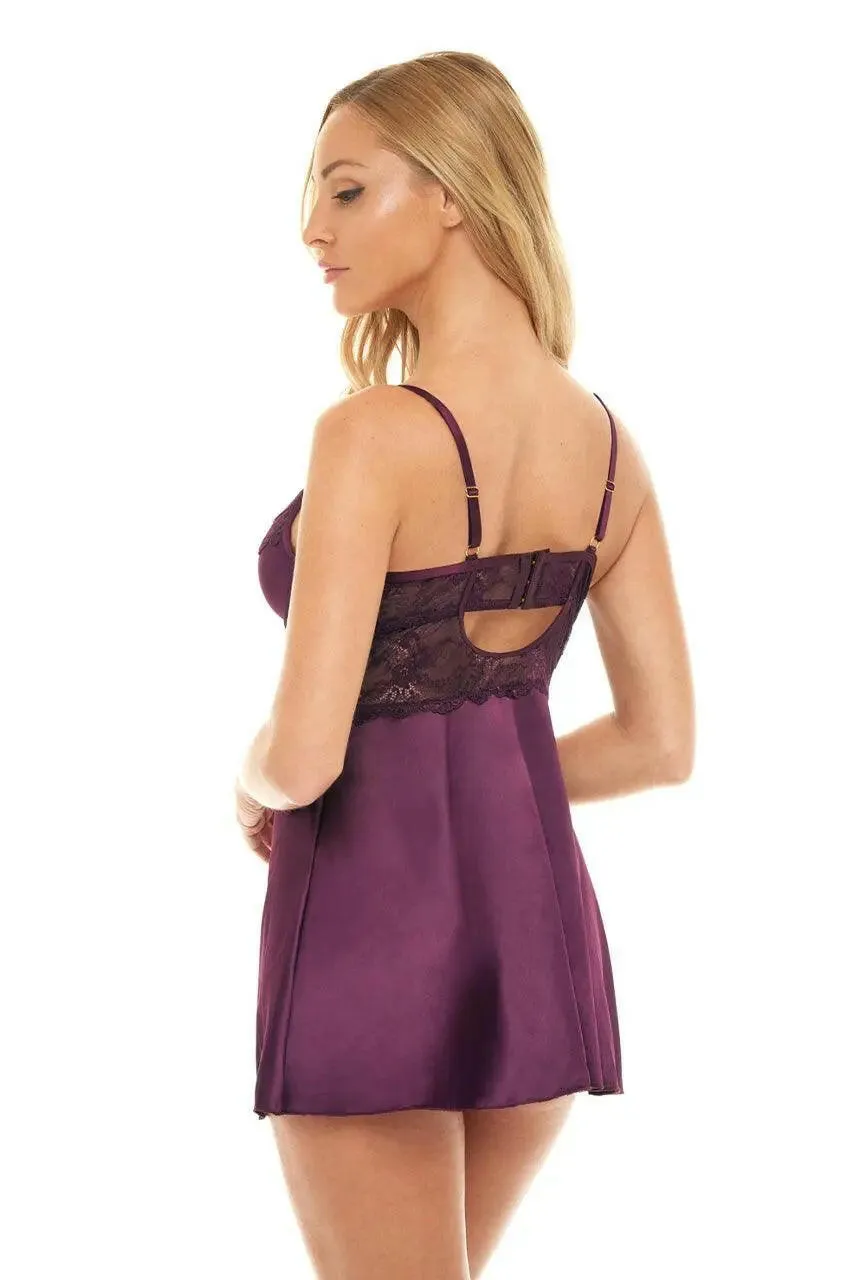 Donna Lace & Satin Babydoll