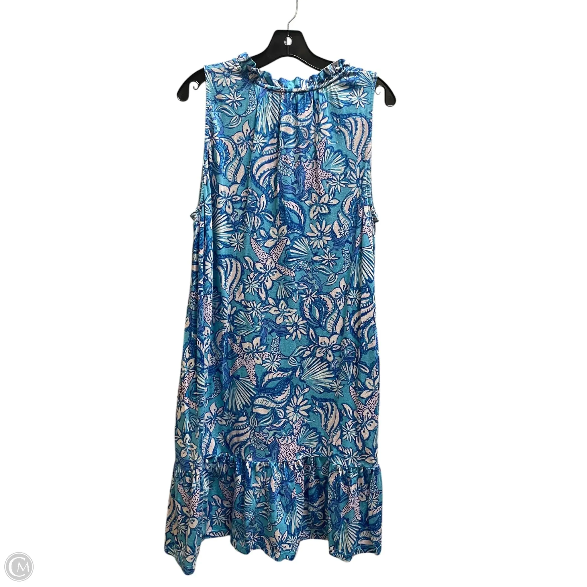 Dress Designer By Lilly Pulitzer In Blue, Size: Xl