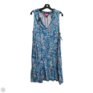 Dress Designer By Lilly Pulitzer In Blue, Size: Xl