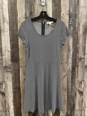 Dress Designer By Michael Kors In Black & White, Size: M