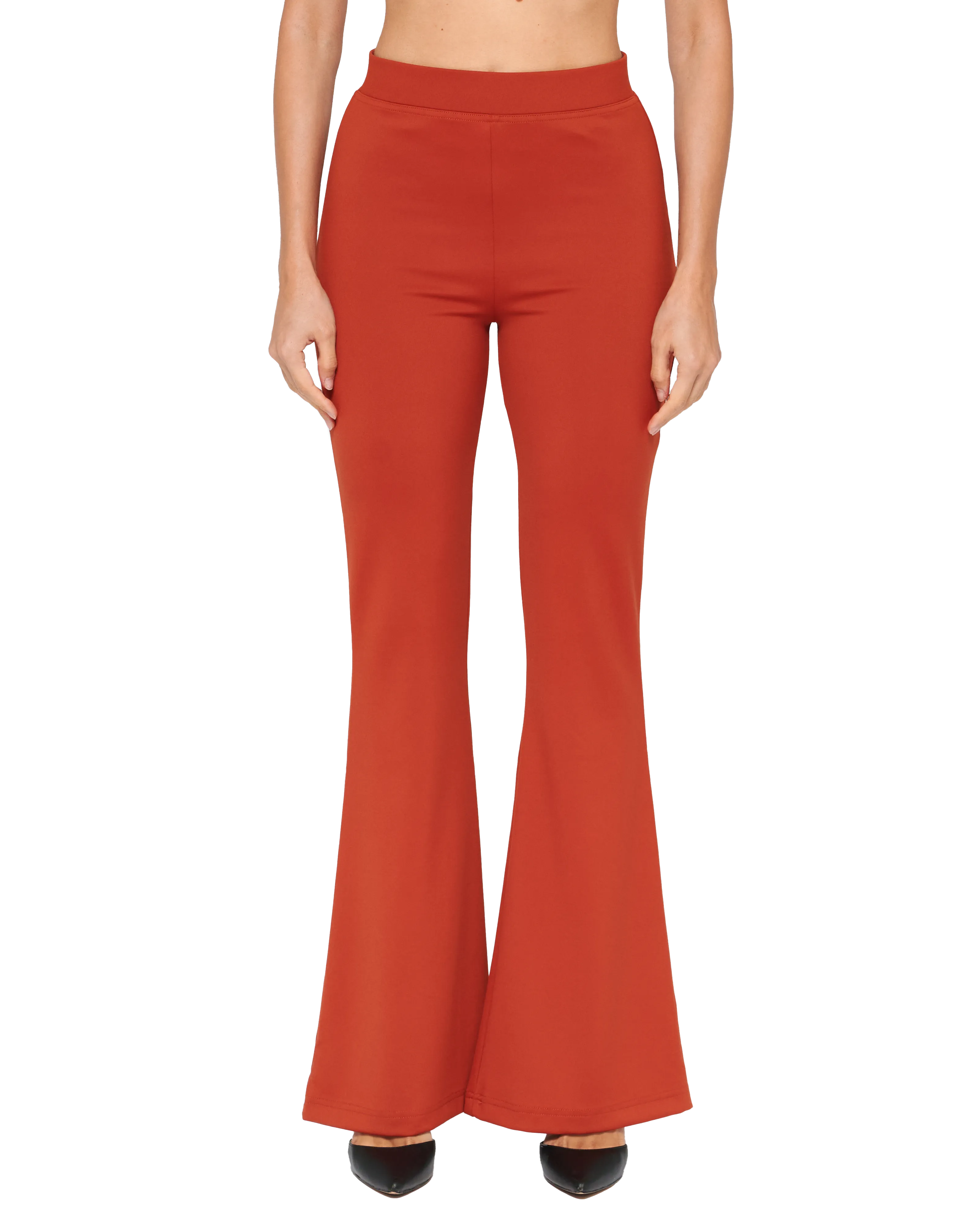 Eclipse Flare Pants - Crimson Flame