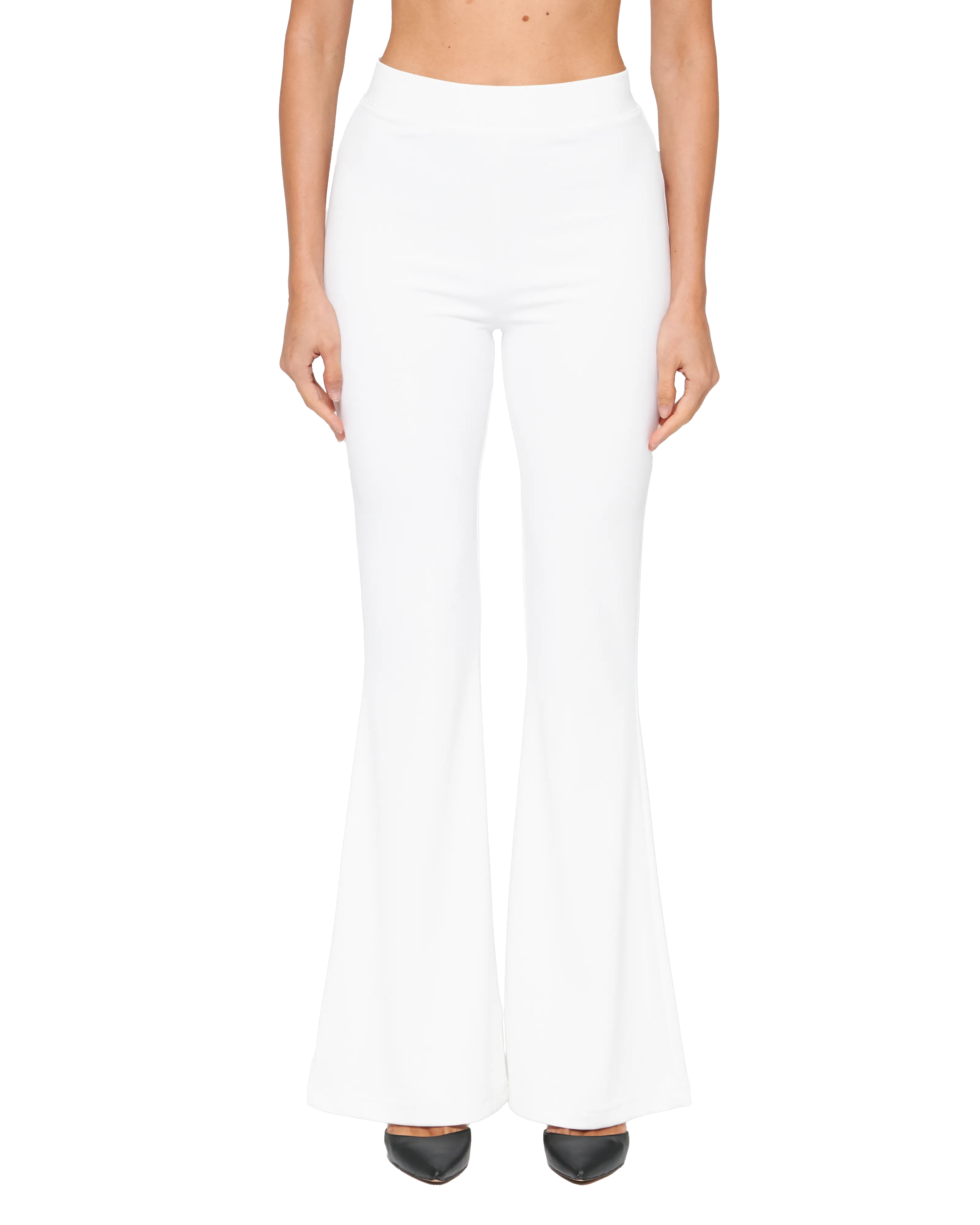Eclipse Flare Pants - Ivory Whisper