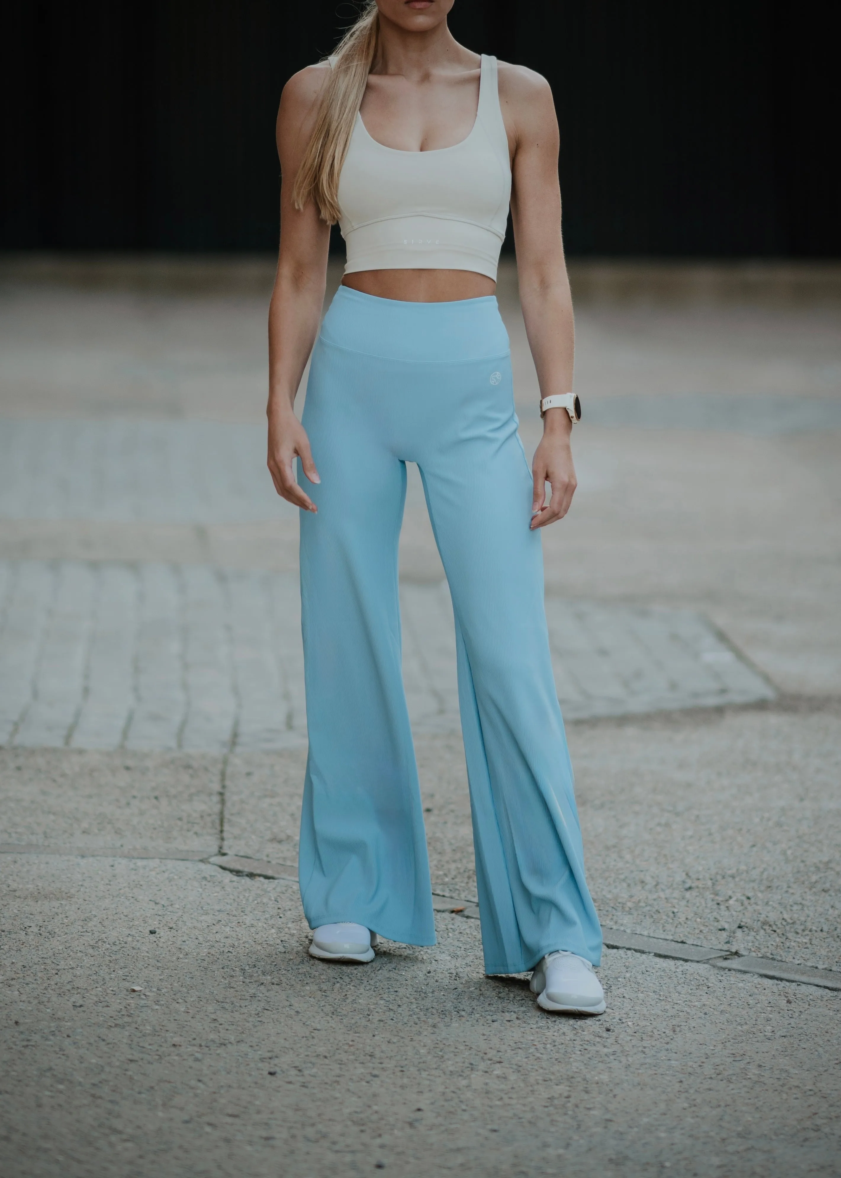 Elegant Workwear Flare Trousers