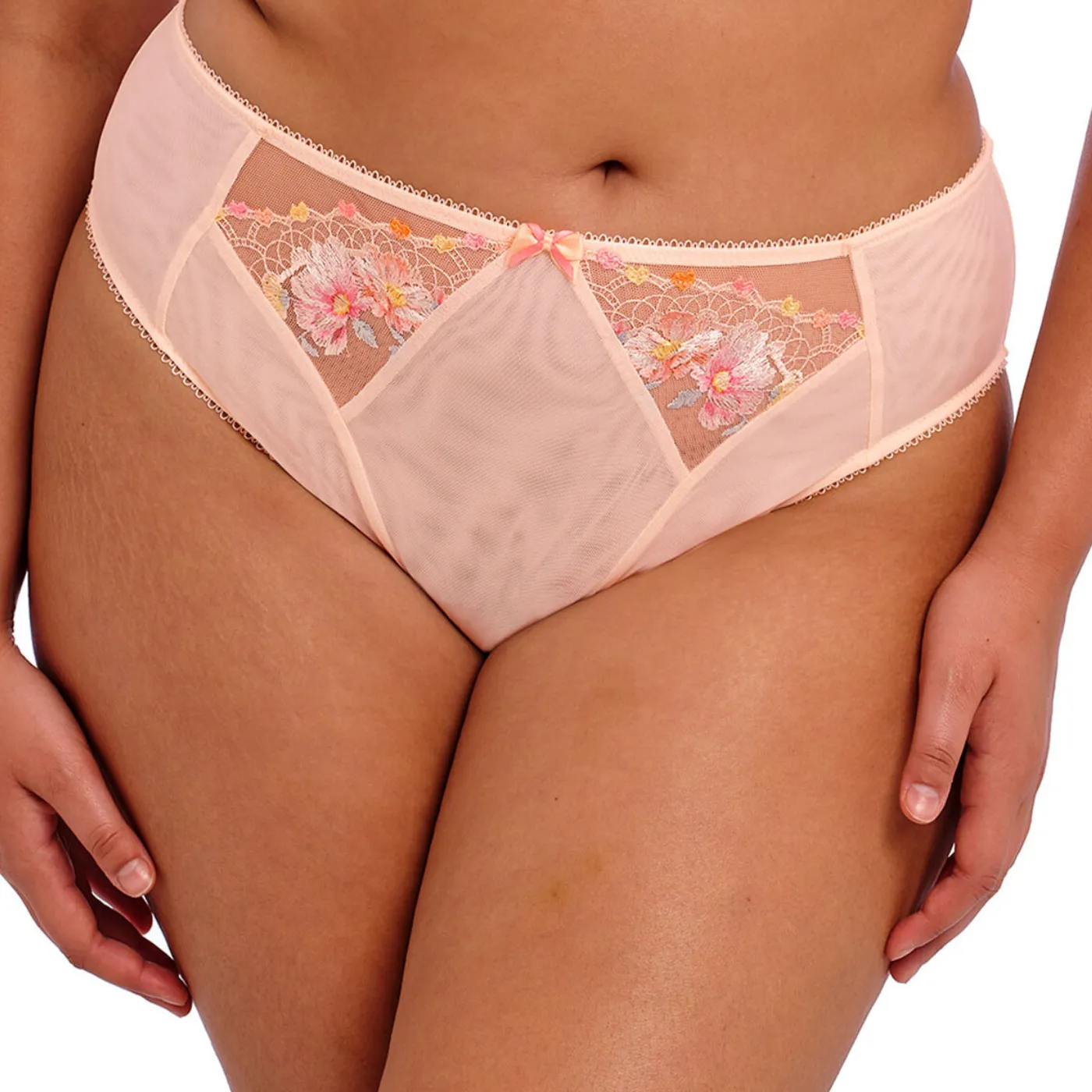 Elomi Himari High Leg Brief | Peach Whisper