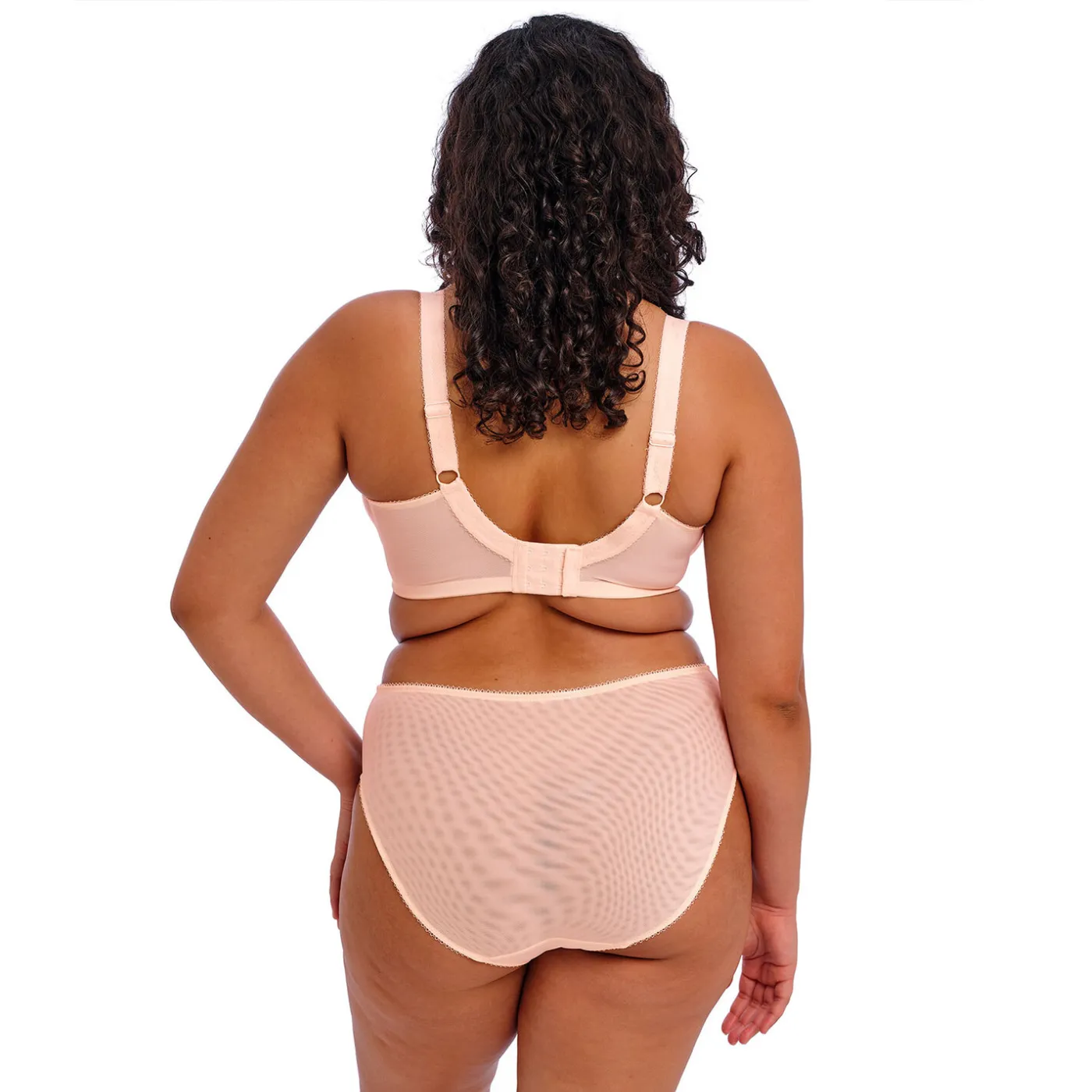 Elomi Himari High Leg Brief | Peach Whisper