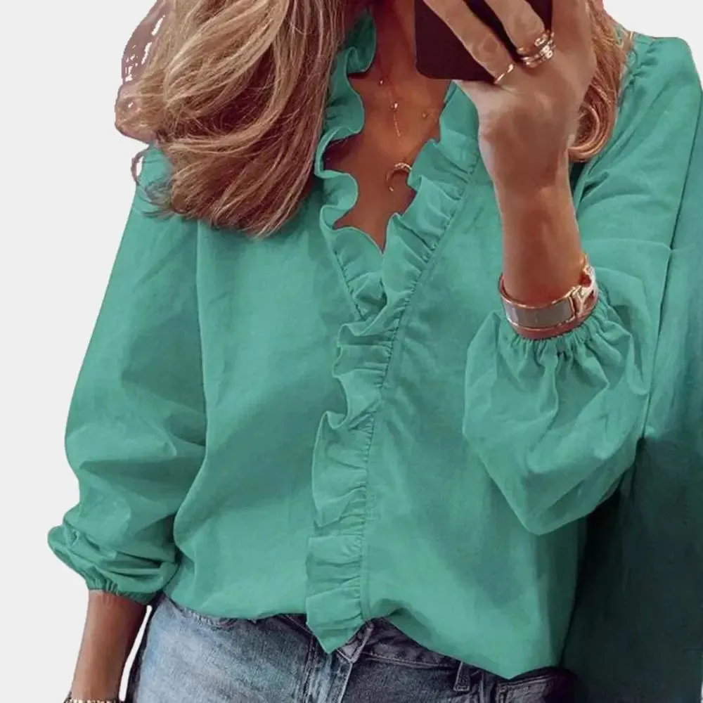 Elspeth - Modern Elegant Cut Woman's Blouse