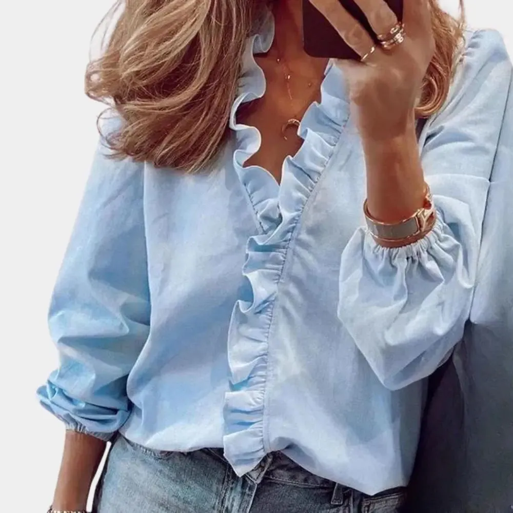 Elspeth - Modern Elegant Cut Woman's Blouse
