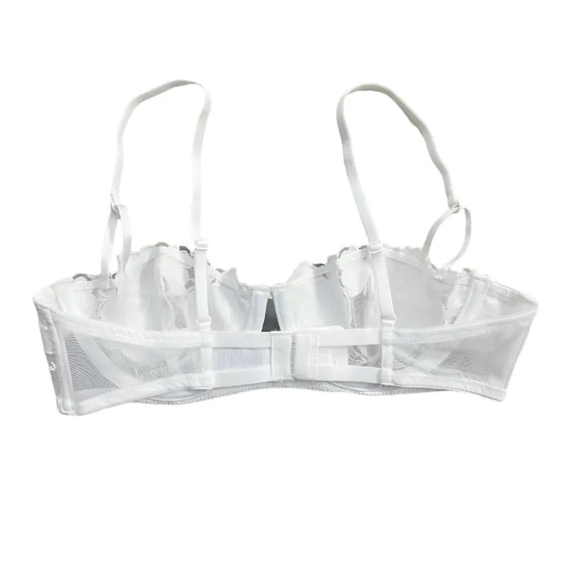Embroidered Balconette Underwire Bra