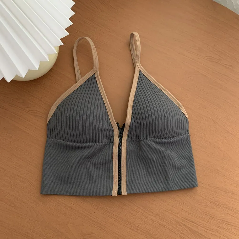 Emery Zipper Cami Top
