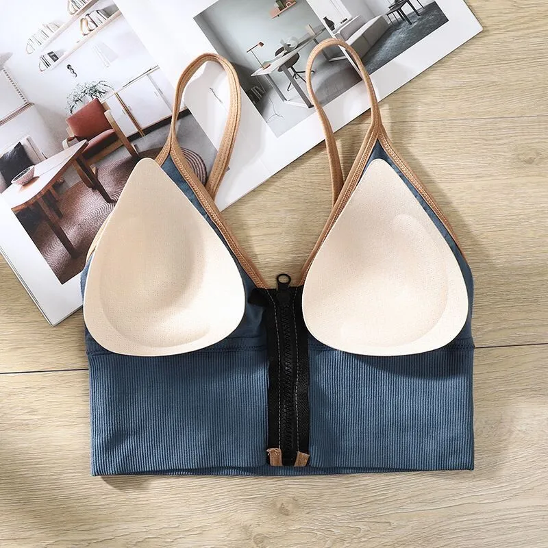 Emery Zipper Cami Top